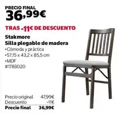 Costco Silla plegable de madera oferta