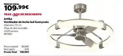 Costco Aire - artilla ventilador de techo led sunnyvale oferta