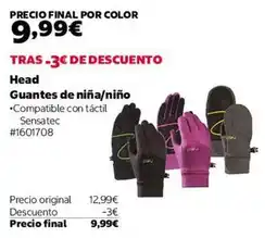 Costco Head - guantes de niña/nino oferta