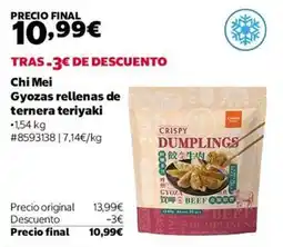 Costco De oro - gyozas rellenas de ternera teriyaki oferta