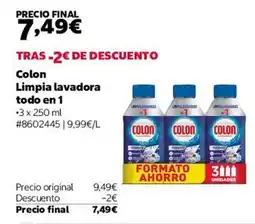 Costco Colon - limpia lavadora todo en 1 oferta