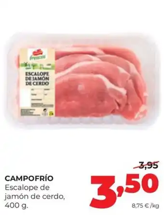 Campo Frío escalope de jamón de cerdo