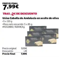 Costco Usisa - caballa de andalucia en aceite de oliva oferta
