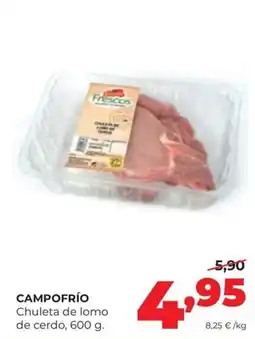 Alimerka Campo Frío chuleta de lomo de cerdo oferta