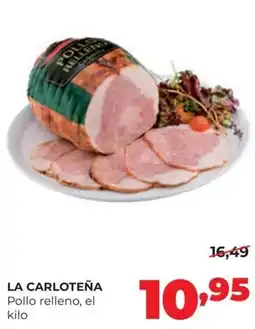 Alimerka La Carloteña pollo relleno oferta