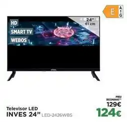 El Corte Inglés Inves - televisor led 24 led-2426wbs oferta