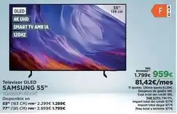 El Corte Inglés Samsung - televisor oled oferta