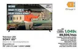 El Corte Inglés Sony - televisor led oferta