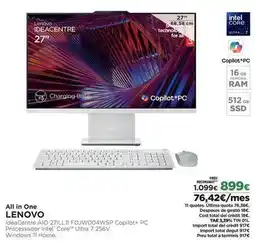 El Corte Inglés Lenovo - all in one oferta
