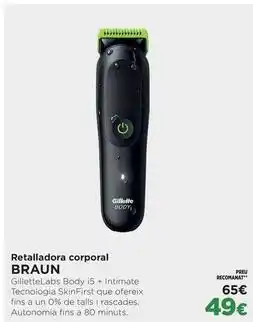 El Corte Inglés Braun - retalladora corporal oferta