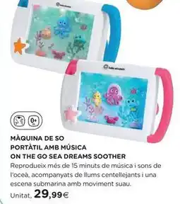 El Corte Inglés Maquina de so portátil amb música oferta