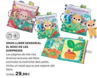 Gran llibre sensorial el bosc de les sorpreses
