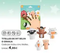 El Corte Inglés Titelles de dit selva o granja oferta