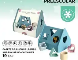 El Corte Inglés Caseta de silicona i bambù amb figures encaixables oferta