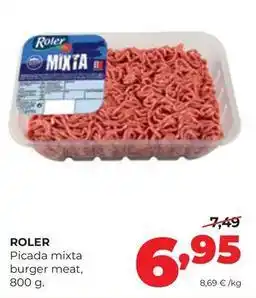 Roler - picada mixta burger meat
