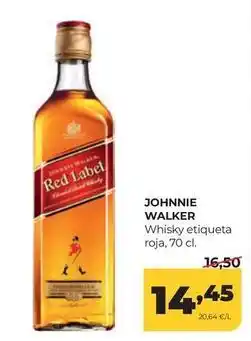 Alimerka Johnnie walker - whisky etiqueta roja oferta
