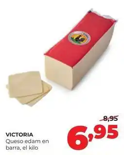 Alimerka Victoria - queso edam en barra oferta