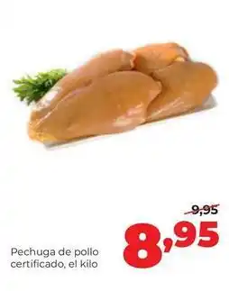 Alimerka Pechuga de pollo certificado oferta