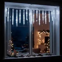 BricoCentro Cortina 10 carambanos, 81 led oferta
