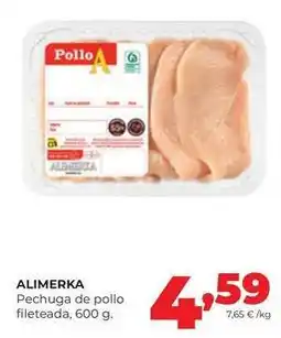 Alimerka Alimerka - pechuga de pollo fileteada oferta