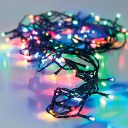 BricoCentro Guirnalda 96 led batería exterior 8f 50cm - multicolor oferta