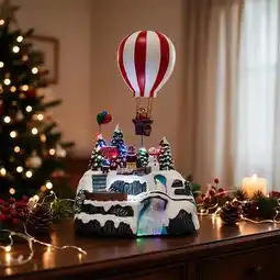 BricoCentro Pueblo globo aerostático, con 13 luces led oferta