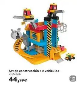 ToysRus Set de construcción + 2 vehículos oferta
