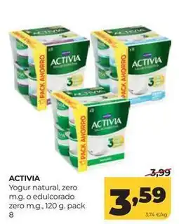 Alimerka Activia - yogur natural oferta