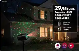 BricoCentro Proyector laser rojo, verde y rojo-verde oferta