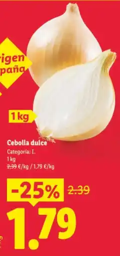 Lidl Cebolla dulce oferta