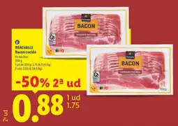 Lidl Realvalle bacon cocido oferta