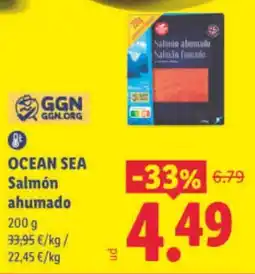 Lidl Ocean Sea Salmón ahumado oferta