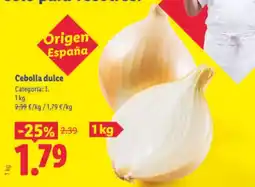 Lidl Cebolla dulce oferta