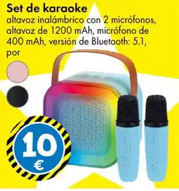 TEDi Set de karaoke oferta