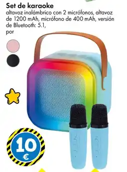 TEDi Set de karaoke oferta