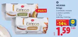 Lidl Milbona griego oferta