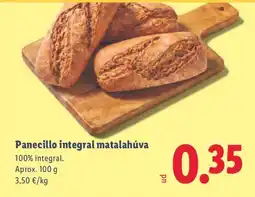 Lidl Panecillo integral matalahúva oferta