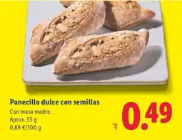 Lidl Panecillo dulce con semillas oferta