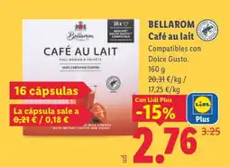 Lidl Bellarom café au lait oferta