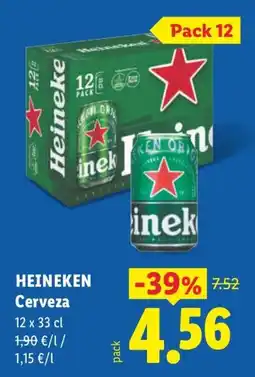 Lidl Heineken Cerveza oferta