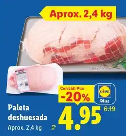 Lidl Lidl Paleta deshuesada oferta