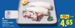 Lidl Calamar sahariano limpio oferta