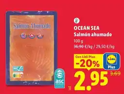 Lidl Ocean Sea Salmón ahumado oferta
