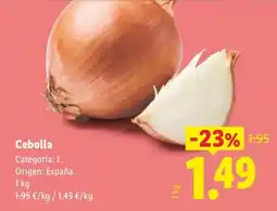 Lidl Cebolla oferta
