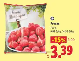 Lidl Fresas oferta