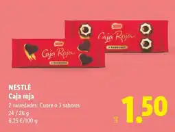 Lidl Nestlé Caja roja oferta