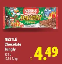 Lidl Nestlé Chocolate Jungly oferta