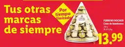 Lidl ferrero rocher cono de bombones oferta