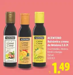 Lidl Acentino balsámico crema de módena i.g.p. oferta
