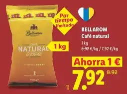 Lidl Bellarom café natural oferta